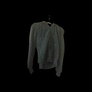 Cozy zip up sweater hoodie